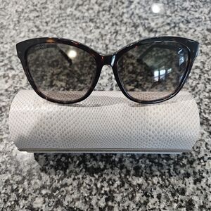 Jimmy Choo Brown Cat-Eye Sunglasses